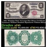 1891 $2 Large Size Silver Certificate "Windom Note