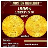 1896-s Gold Liberty Eagle $10 ms64+ SEGS
