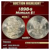1898-s Morgan Dollar $1 ms66+ SEGS