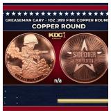 Greaseman Gary - 1oz .999 Fine Copper Round