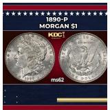 1890-p Morgan Dollar $1 Grades Select Unc