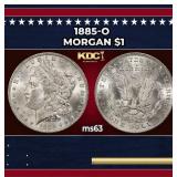 1885-o Morgan Dollar $1 Grades Select Unc