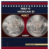 1882-o Morgan Dollar $1 Grades Choice+ Unc
