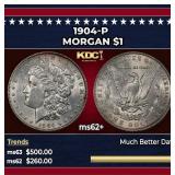 1904-p Morgan Dollar $1 Grades Select Unc