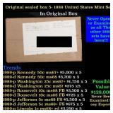 Original sealed box 5- 1989 United States Mint Set