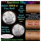 Full solid date 1884-o Uncirculated Morgan silver