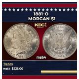 1881-o Morgan Dollar $1 Grades Choice Unc