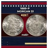 1889-p Morgan Dollar $1 Grades Select+ Unc