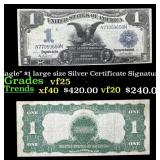 1899 $1 large size Silver Certificate "Black Eagle