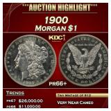 1900 Proof Morgan Dollar $1 pr66+ SEGS