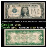 **Star Note** 1928A $1 Blue Seal Silver Certificat