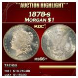 1878-s Morgan Dollar $1 ms66+ SEGS