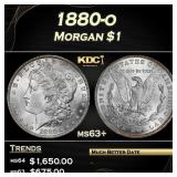 1880-o Morgan Dollar $1 ms63+ SEGS