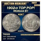 1902-o Morgan Dollar TOP POP! $1 ms67+ SEGS