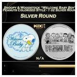 Snoopy & Woodstock "Welcome Baby Boy" Peanuts Colo