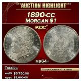 1890-cc Morgan Dollar $1 ms64+ SEGS