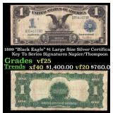 1899 $1 large size Silver Certificate "Black Eagle