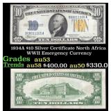 1934A $10 Silver Certificate North Africa WWII Eme