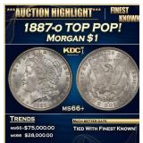 1887-o Morgan Dollar TOP POP! $1 ms66+ SEGS