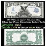 1899 $1 large size Silver Certificate "Black Eagle