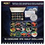 Tropical Fish Freshwater Aquarium 15 Piece Coloriz