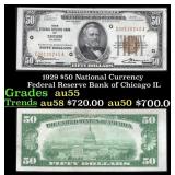 1929 $50 National Currency Federal Reserve Bank of