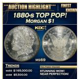 1880-s Morgan Dollar TOP POP! $1 ms69 SEGS