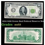 1934 $100 Green Seal Federal Reserve Note Grades S