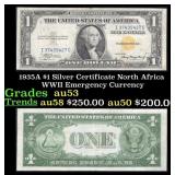 1935A $1 Silver Certificate North Africa WWII Emer
