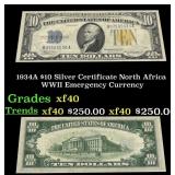 1934A $10 Silver Certificate North Africa WWII Eme