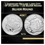 Legendary Realms: Lost City of Atlantis - 1 oz Sil