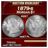 1879-s Morgan Dollar $1 ms67 PL SEGS