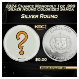 2024 Chance Monopoly 1oz .999 Silver Round Coloriz