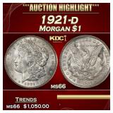1921-d Morgan Dollar $1 ms66 SEGS