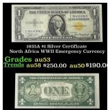 1935A $1 Silver Certificate North Africa WWII Emer