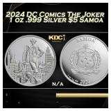2024 DC Comics The Joker 1 oz .999 Silver $5 Samoa