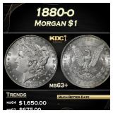 1880-o Morgan Dollar $1 ms63+ SEGS