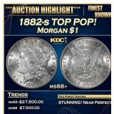 1882-s Morgan Dollar TOP POP! $1 ms68+ SEGS