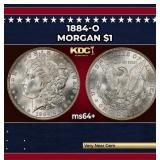 1884-o Morgan Dollar $1 Grades Choice+ Unc