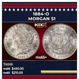 1884-o Morgan Dollar $1 Grades GEM+ Unc