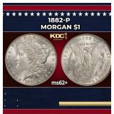 1882-p Morgan Dollar $1 Grades Select Unc