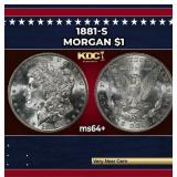 1881-s Morgan Dollar $1 Grades Choice+ Unc