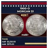 1900-o Morgan Dollar $1 ms66+ SEGS