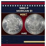 1880-p Morgan Dollar $1 Grades Select Unc
