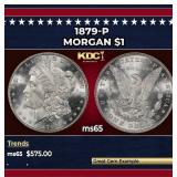1879-p Morgan Dollar $1 Grades GEM Unc
