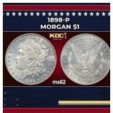 1898-p Morgan Dollar $1 Grades Select Unc