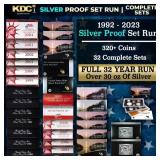 1992-2023 Full 32 Year Run of US Mint SILVER Proof