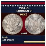 1904-o Morgan Dollar $1 Grades GEM+ Unc
