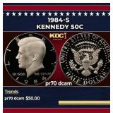 1984-s Proof Kennedy Half Dollar 50c pr70 dcam SEG