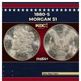 1880-s Morgan Dollar $1 Grades ms64+